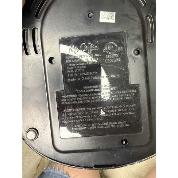 Mr. Coffee BVMC-JPX37 Programmable Coffee Maker, Stainless Steel, 12-Cup - Picture 5 of 5